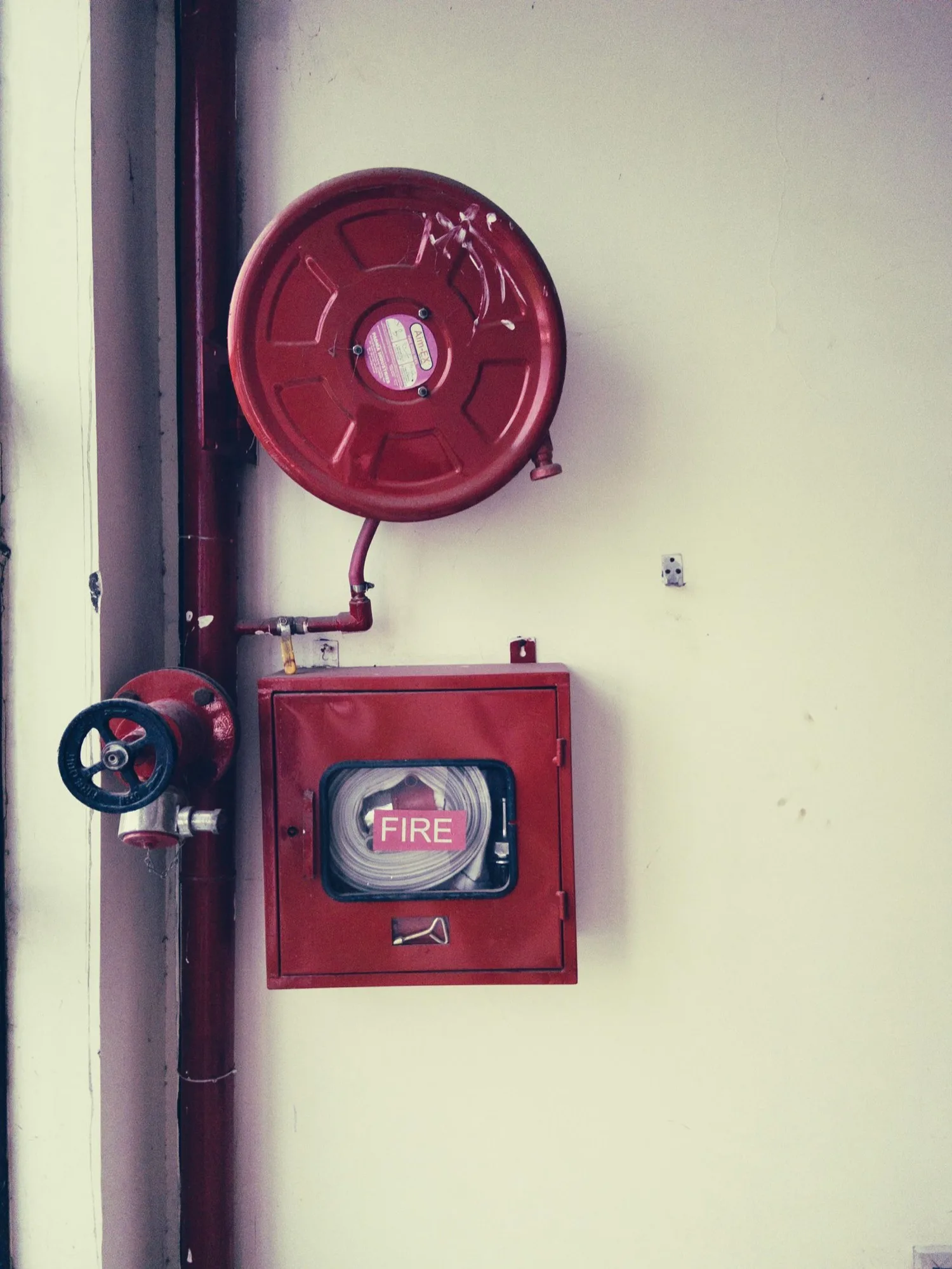 Power Safe fire safety equipment — hose reel and cabinet